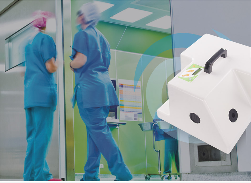 Apparecchiatura SaniConnect in ambiente sanitario