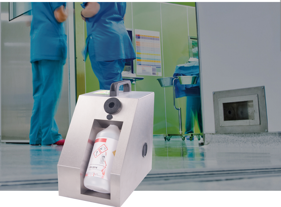 Apparecchiatura SaniConnect in ambiente sanitario